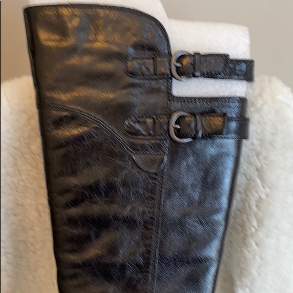 Ladies Born Leather Boots Black Sz 11M Like New! - Picture 3 of 14